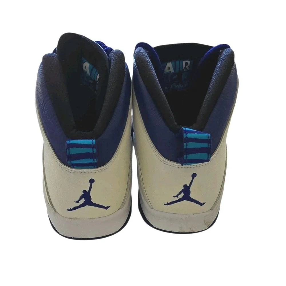 Air Jordan 10 Retro Mens Charlotte Hornets Shoes Size 10.5 Athletic White